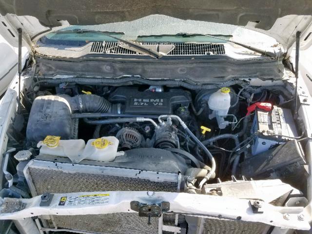 1D7HU18238J240514 - 2008 DODGE RAM 1500 S WHITE photo 7