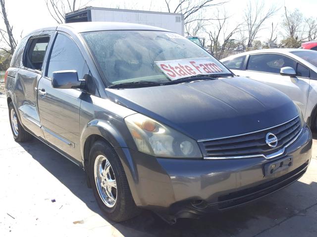 5N1BV28U57N124206 - 2007 NISSAN QUEST S CHARCOAL photo 1