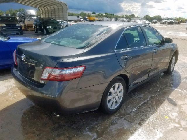 4T1BB46K38U041175 - 2008 TOYOTA CAMRY HYBR GRAY photo 4