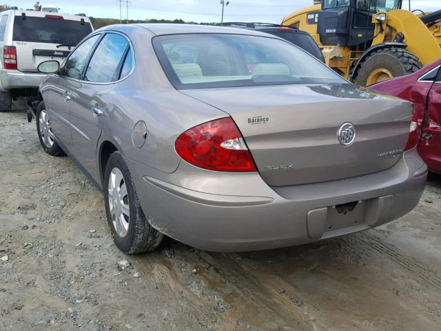 2G4WC552061151583 - 2006 BUICK LACROSSE C TAN photo 3