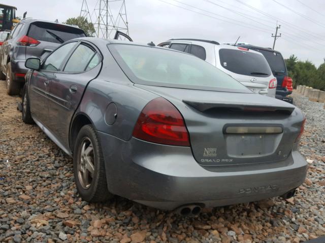 2G2WS542541363969 - 2004 PONTIAC GRAND PRIX ნაცრისფერი ფოტო 3