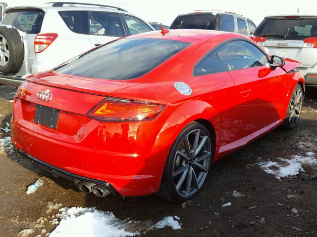 TRUC1AFV9H1009875 - 2017 AUDI TTS RED photo 4