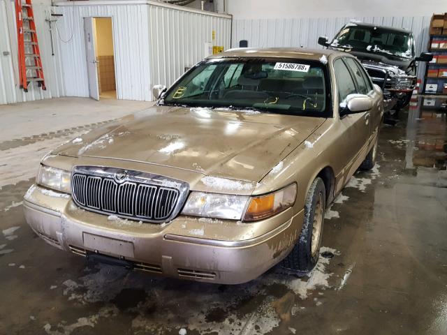 2MEFM75W5YX646750 - 2000 MERCURY GRAND MARQ GOLD photo 2