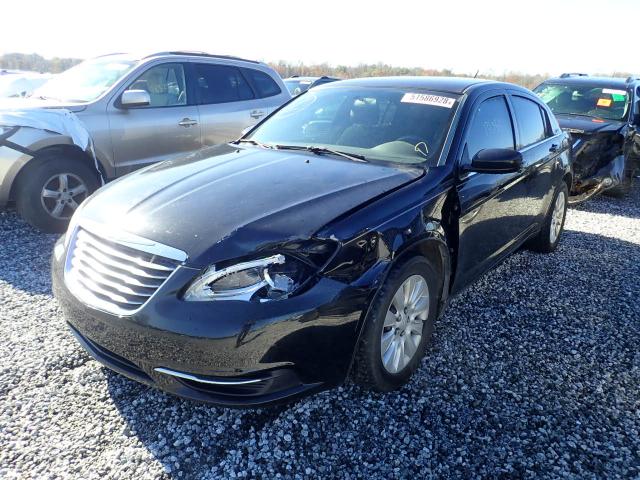 1C3CCBAB9CN319246 - 2012 CHRYSLER 200 LX BLACK photo 2