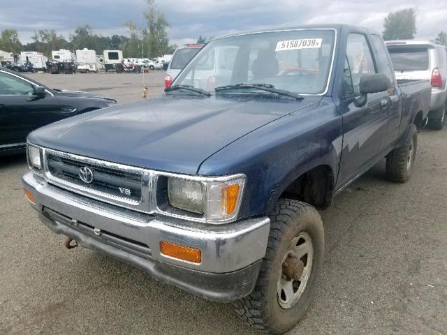 JT4VN13D3N5096051 - 1992 TOYOTA PICKUP 1/2 BLUE photo 2