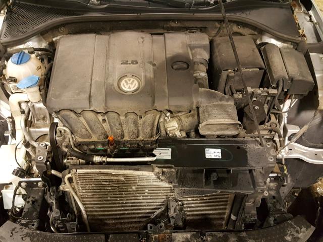 1VWBH7A39CC059650 - 2012 VOLKSWAGEN PASSAT SE SILVER photo 7