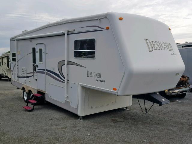 1UJCJ02N511K90086 - 2001 JAYCO 5TH WHEEL WHITE photo 1