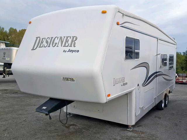 1UJCJ02N511K90086 - 2001 JAYCO 5TH WHEEL WHITE photo 2