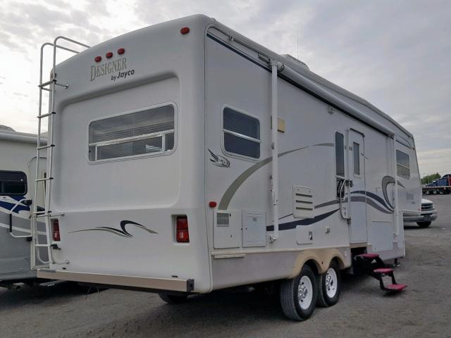 1UJCJ02N511K90086 - 2001 JAYCO 5TH WHEEL WHITE photo 4