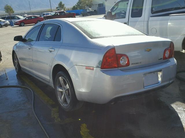 1G1ZC5EU7BF350371 - 2011 CHEVROLET MALIBU 1LT SILVER photo 3