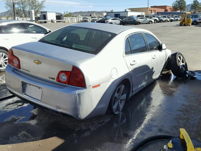 1G1ZC5EU7BF350371 - 2011 CHEVROLET MALIBU 1LT SILVER photo 4