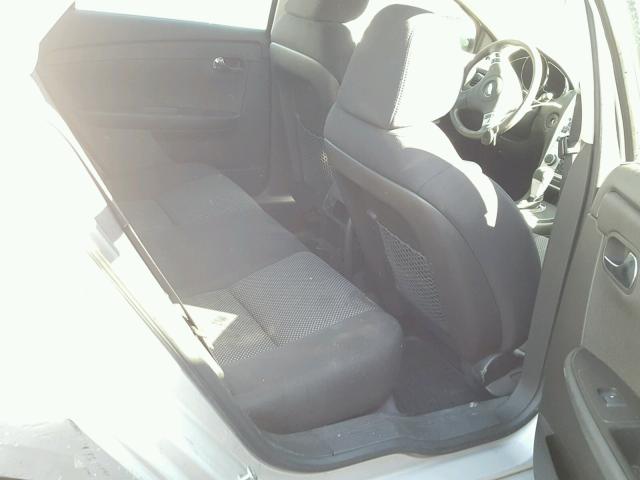 1G1ZC5EU7BF350371 - 2011 CHEVROLET MALIBU 1LT SILVER photo 6