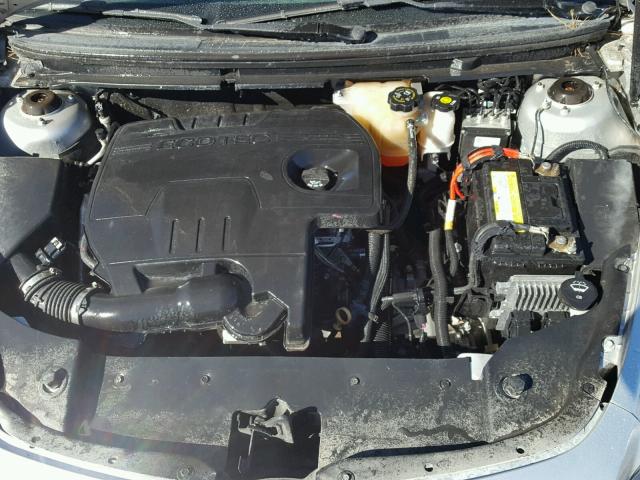 1G1ZC5EU7BF350371 - 2011 CHEVROLET MALIBU 1LT SILVER photo 7