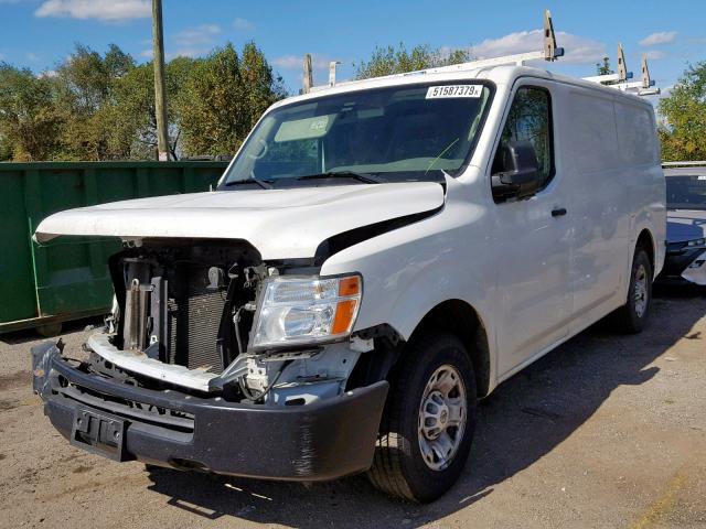 1N6BF0KY0HN809259 - 2017 NISSAN NV 1500 S WHITE photo 2