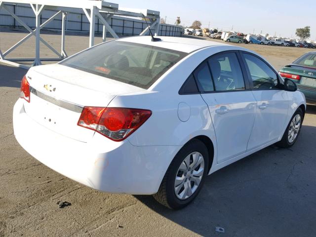 1G1PA5SG5D7182738 - 2013 CHEVROLET CRUZE LS WHITE photo 4