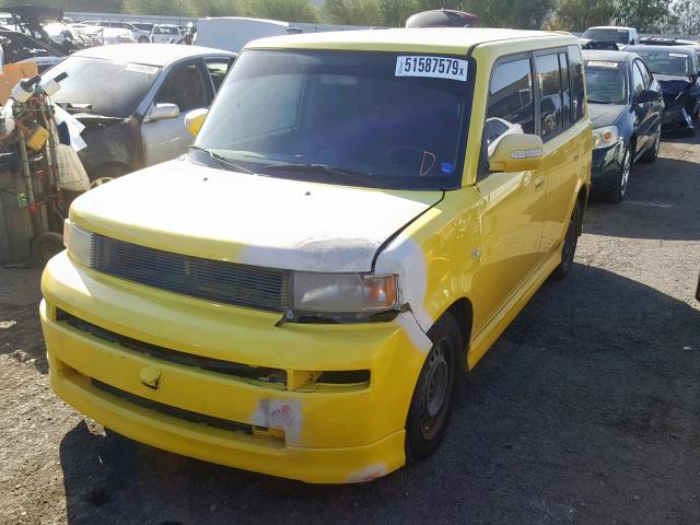 JTLKT334X54016226 - 2005 TOYOTA SCION XB 黄色 照片 2