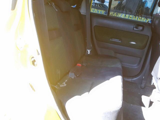 JTLKT334X54016226 - 2005 TOYOTA SCION XB 黄色 照片 6