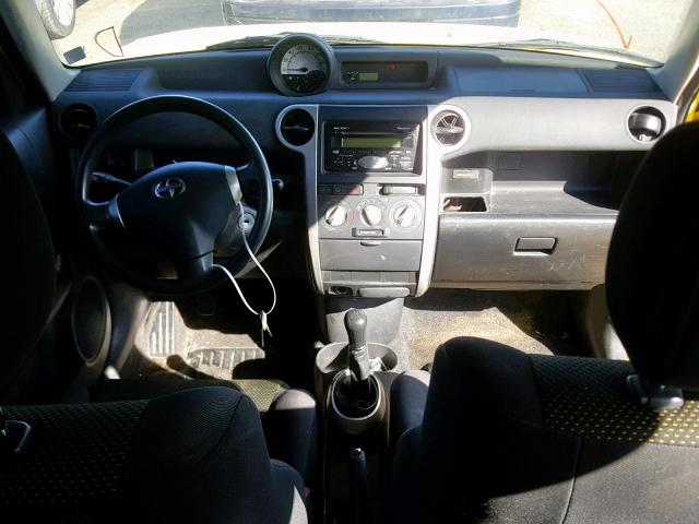 JTLKT334X54016226 - 2005 TOYOTA SCION XB 黄色 照片 9