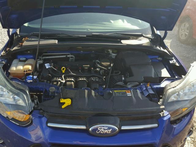 1FADP3J22DL355552 - 2013 FORD FOCUS TITA BLUE photo 7