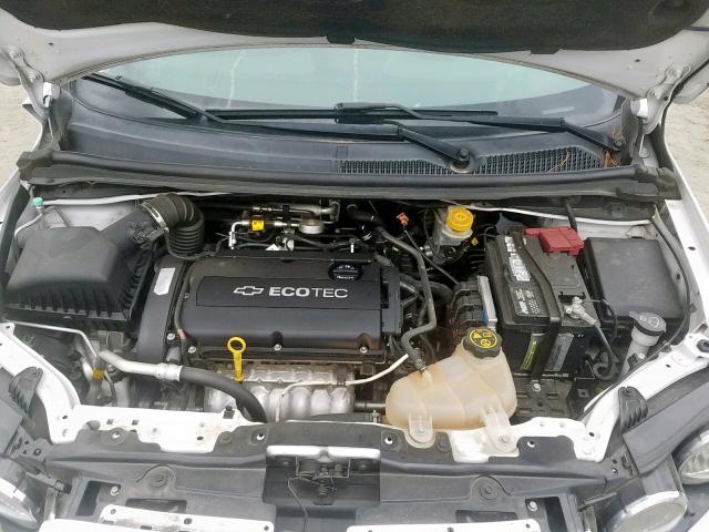 1G1JA6SH9E4213738 - 2014 CHEVROLET SONIC LS WHITE photo 7