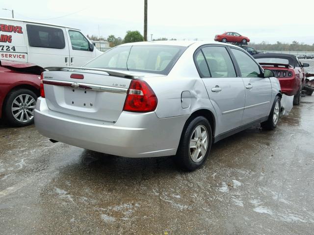 1G1ZT528X5F262605 - 2005 CHEVROLET MALIBU LS 银色 照片 4