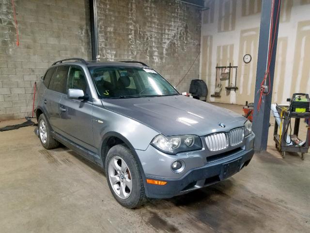 WBXPC93467WF26378 - 2007 BMW X3 3.0SI GRAY photo 1