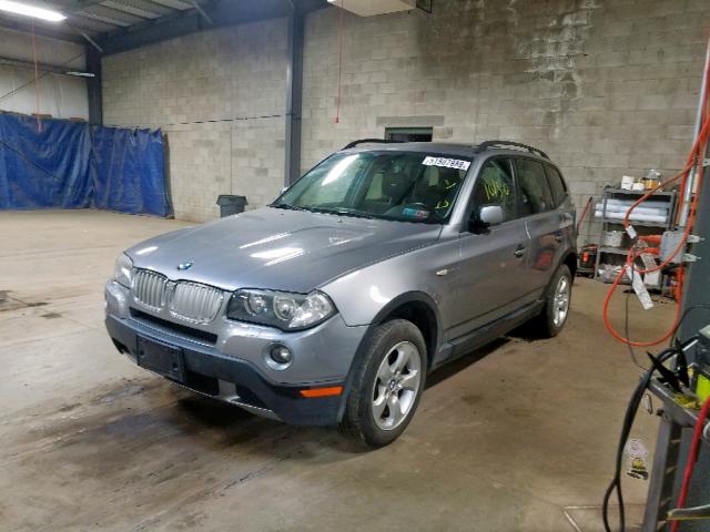 WBXPC93467WF26378 - 2007 BMW X3 3.0SI GRAY photo 2