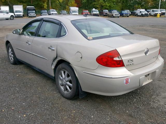 2G4WC582X81132442 - 2008 BUICK LACROSSE C TAN photo 3