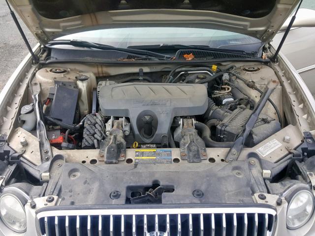 2G4WC582X81132442 - 2008 BUICK LACROSSE C TAN photo 7