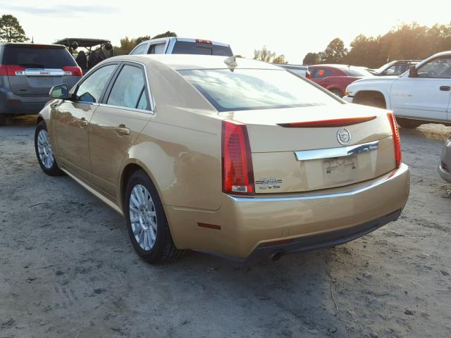 1G6DE5E55D0137898 - 2013 CADILLAC CTS LUXURY GOLD photo 3