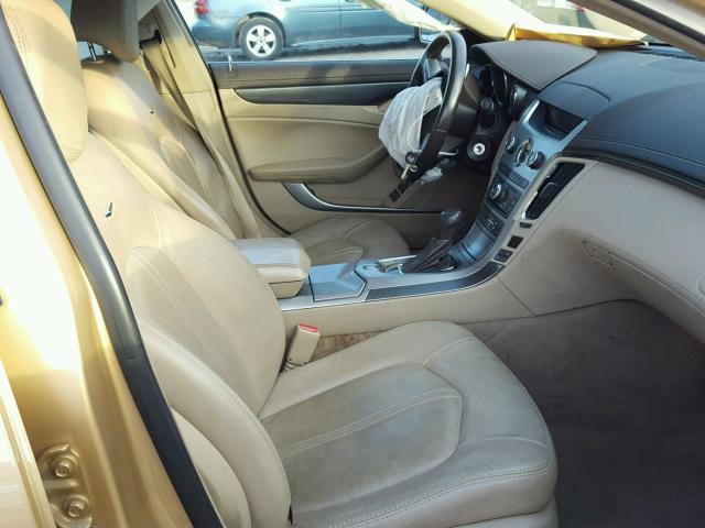 1G6DE5E55D0137898 - 2013 CADILLAC CTS LUXURY GOLD photo 5