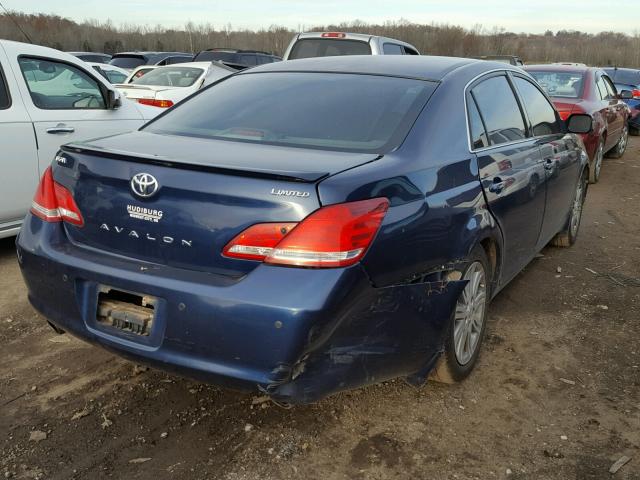 4T1BK36B46U134049 - 2006 TOYOTA AVALON BLUE photo 4