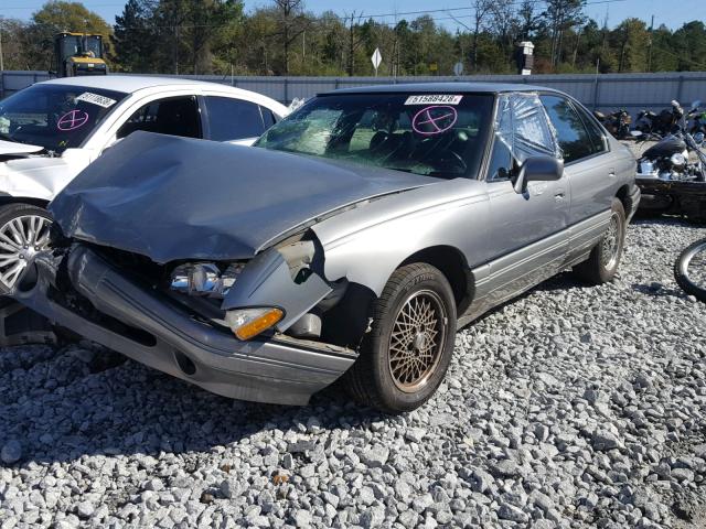 1G2HX52K1S4211640 - 1995 PONTIAC BONNEVILLE GRAY photo 2