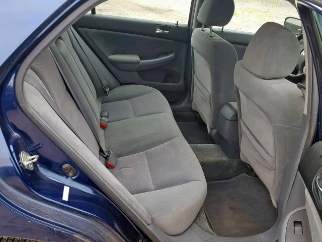 1HGCM56414A094741 - 2004 HONDA ACCORD LX BLUE photo 6