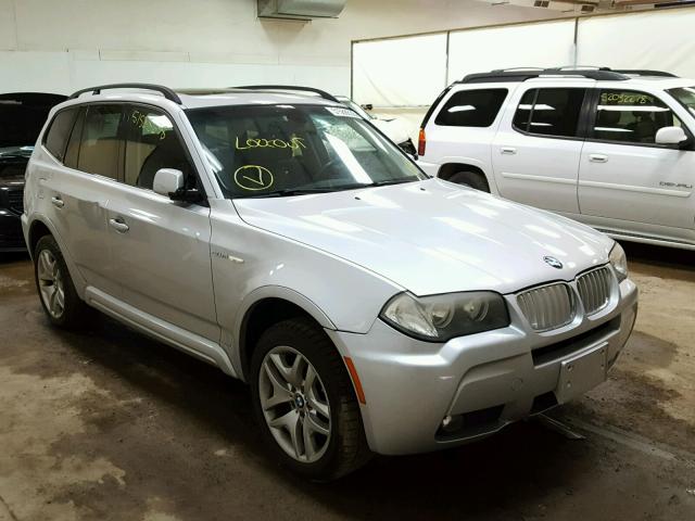 WBXPC93498WJ08881 - 2008 BMW X3 3.0SI SILVER photo 1