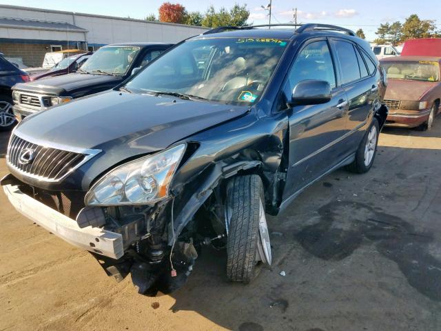 2T2HK31U78C093015 - 2008 LEXUS RX 350 GRAY photo 2