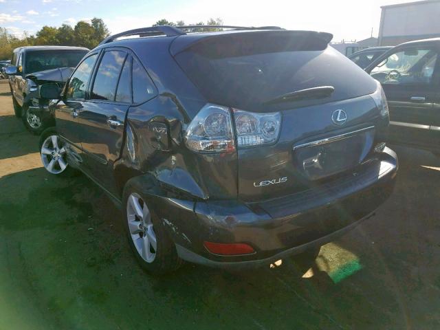 2T2HK31U78C093015 - 2008 LEXUS RX 350 GRAY photo 3