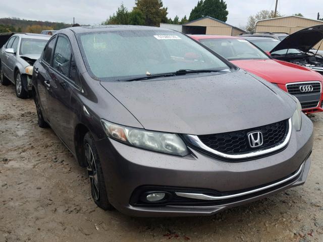 2HGFB2F93DH537468 - 2013 HONDA CIVIC EXL BROWN photo 1