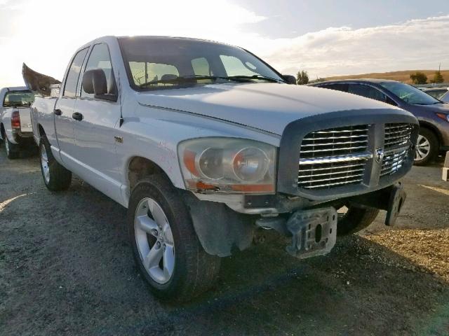 1D7HA18206S678990 - 2006 DODGE RAM 1500 S WHITE photo 1