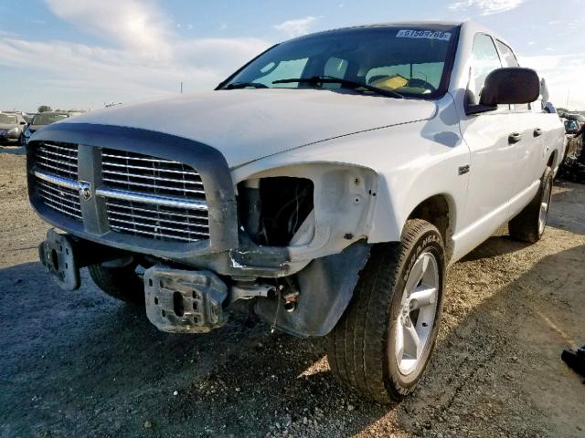 1D7HA18206S678990 - 2006 DODGE RAM 1500 S WHITE photo 2