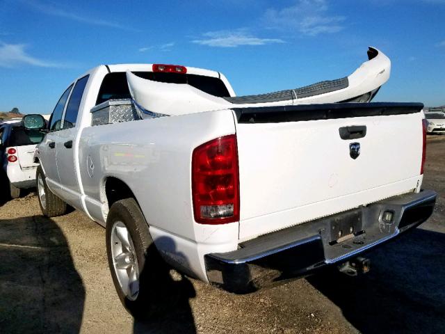 1D7HA18206S678990 - 2006 DODGE RAM 1500 S WHITE photo 3