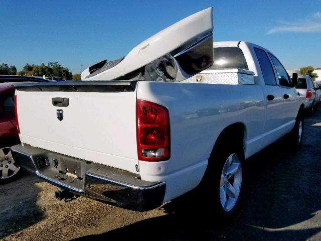 1D7HA18206S678990 - 2006 DODGE RAM 1500 S WHITE photo 4