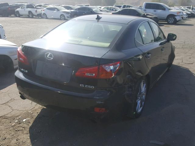 JTHBK262582077193 - 2008 LEXUS IS 250 BLACK photo 4