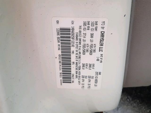 1A8HW58258F122102 - 2008 CHRYSLER ASPEN LIMI BEIGE photo 10