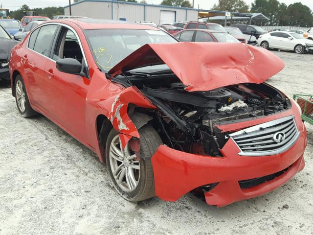 JN1CV6AR0BM411766 - 2011 INFINITI G37 RED photo 1