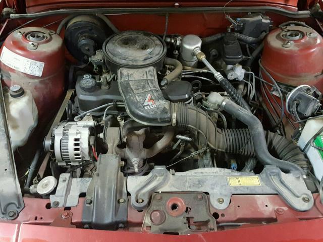 2G3AJ54R0M2327820 - 1991 OLDSMOBILE CUTLASS CI RED photo 7