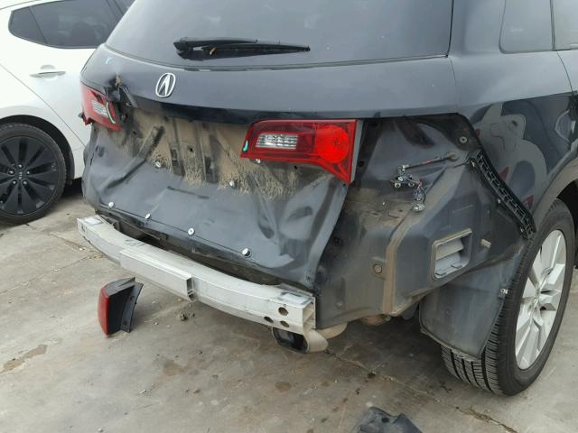 5J8TB2H26BA006733 - 2011 ACURA RDX BLACK photo 9