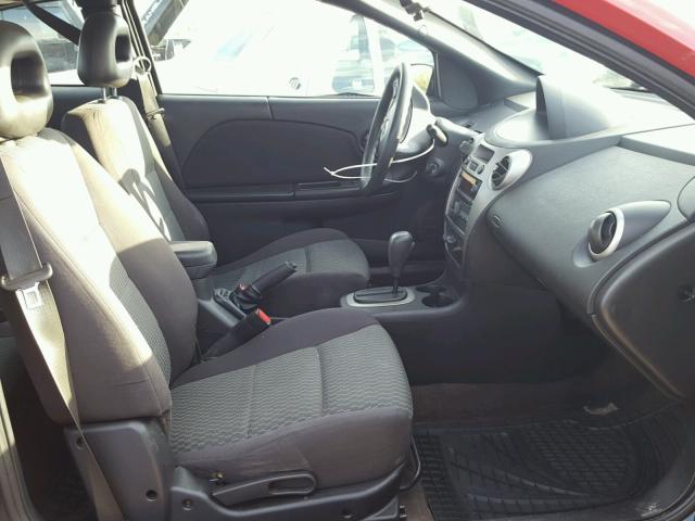 1G8AN15F37Z167204 - 2007 SATURN ION LEVEL RED photo 5