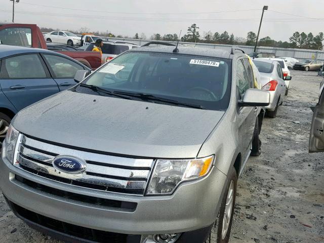 2FMDK48C68BA44804 - 2008 FORD EDGE SEL TAN photo 2