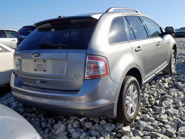 2FMDK48C68BA44804 - 2008 FORD EDGE SEL TAN photo 4